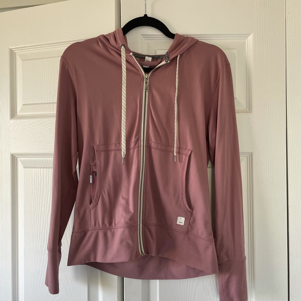 Vuori Halo Performance Hoodie Pink